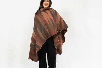 Long Cape Shawl BEYOND Ruana in Tuscany